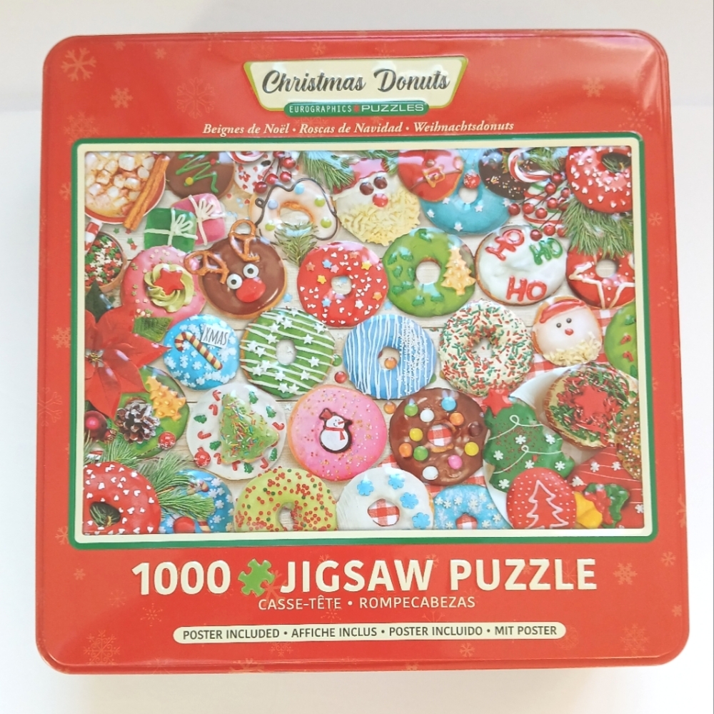 Christmas Donuts 1000-piece puzzle by Eurographics